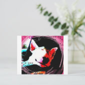 イギリスのブルテリア ポストカード (スタンド正面)