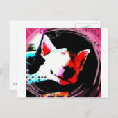 イギリスのブルテリア ポストカード (正面/裏面)