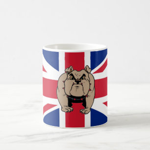 イギリスのブルドッグのマグ コーヒーマグカップ