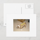 イギリスのブルドッグはハニーベイクハムだ ポストカード (正面/裏面)