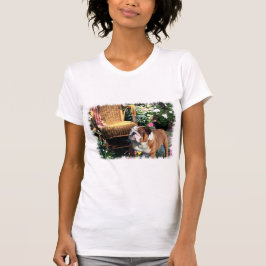 イギリスのブルドッグアートギフト Tシャツ