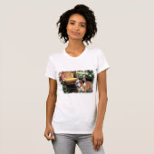 イギリスのブルドッグアートギフト Tシャツ (正面フル)