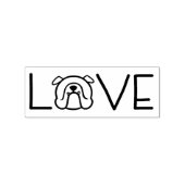 イギリスのブルドッグスタンプ – いじめっ愛の贈り物! ラバースタンプ (インプリント)