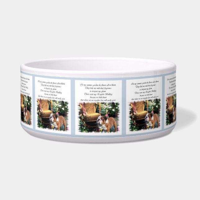 イギリスのブルドッグボウル ボウル (正面)