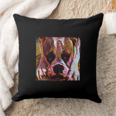 イギリスのブルドッグ枕 クッション (ブランケット)