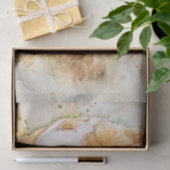 イギリスのブルドッグ水彩画 薄葉紙 (ギフト)