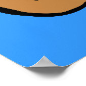 イギリスのブルドッグ漫画 ポスター (角)