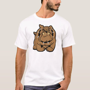 イギリスのブルドッグ漫画 Tシャツ
