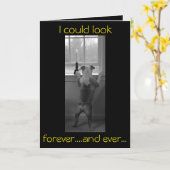 イギリスのブルドッグ父のデイカード カード (黄色い花)