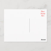 イギリスのブルドッグ犬はがき空白の ポストカード (裏面)