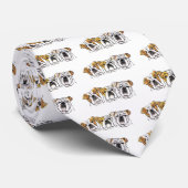イギリスのブルドッグ3頭 ネクタイ (ロール)