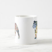 イギリスのブルドッグ、ブルドッグギフト、ブルドッグ コーヒーマグカップ (中央)