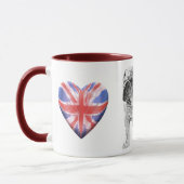 イギリスのブルドッグ マグカップ (左)