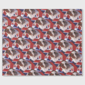 イギリスのブルドッグ ラッピングペーパー (フラット)