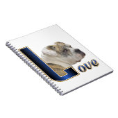 イギリスのブルドッグ・ラブ ノートブック (右側)