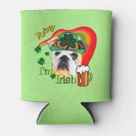 イギリスのブルドッグSt patricks day・ギフト 缶クーラー