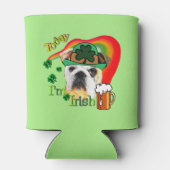 イギリスのブルドッグSt patricks day・ギフト 缶クーラー (裏面)