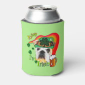 イギリスのブルドッグSt patricks day・ギフト 缶クーラー (缶裏面)