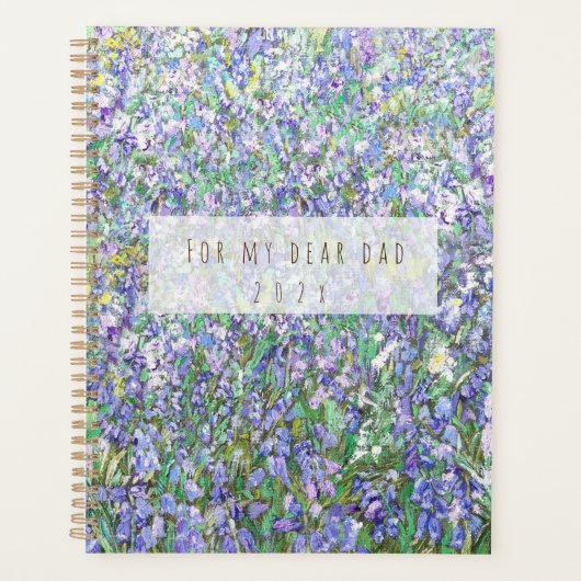 イギリスのブルーベル油彩画 プランナー手帳 (正面)