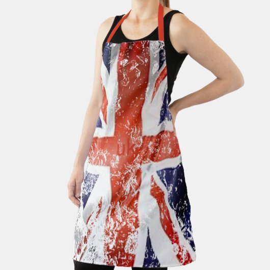 イギリスのプライド料理スタイル、ブリティッシュ国旗をショーケース エプロン (インサイチュ)
