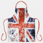 イギリスのプライド料理スタイル、ブリティッシュ国旗をショーケース エプロン (正面)