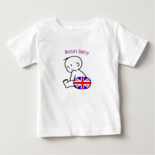 イギリスのベビー ベビーTシャツ