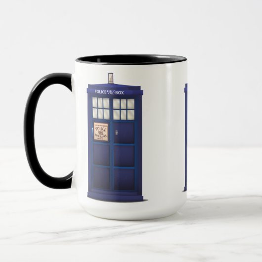 イギリスのポリスボックス マグカップ (左)
