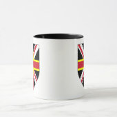イギリスのマグカップ – 4つの十字シールド マグカップ (中央)