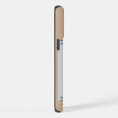 イギリスのマスティフかわいい青いクリスマス iPhoneケース (右側面)