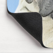 イギリスのマスティフ絵画ズ(Fawn) - オリジナルドッグアート マウスパッド (コーナー)