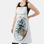 イギリスのマスティフ・クリスマス エプロン (インサイチュ)