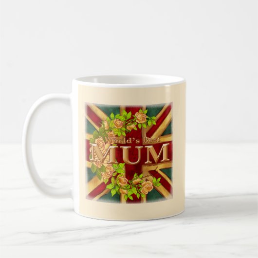 イギリスのママ コーヒーマグカップ (左)