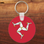 イギリスのマン島のキーチェー統一されたン キーホルダー (正面)