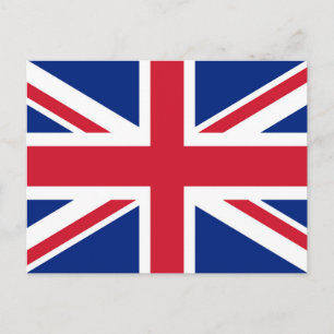 イギリスのユニオンジャック国旗 – 本物のバージョン ポストカード