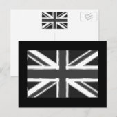 イギリスのユニオンジャック国旗 – Chrome ポストカード (正面/裏面)