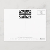イギリスのユニオンジャック国旗 – Chrome ポストカード (裏面)