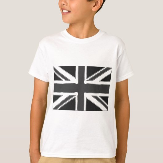 イギリスのユニオンジャック国旗 – Chrome Tシャツ (正面)