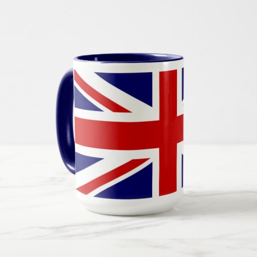 イギリスのユニオンジャック旗 マグカップ (正面左)
