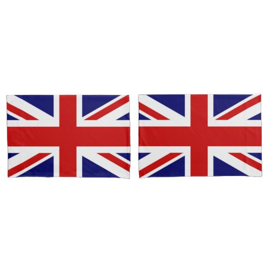イギリスのユニオンジャック旗 枕カバー (フロントセット)