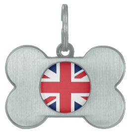 イギリスのユニオンジャック/ユニオン旗 ペットネームタグ