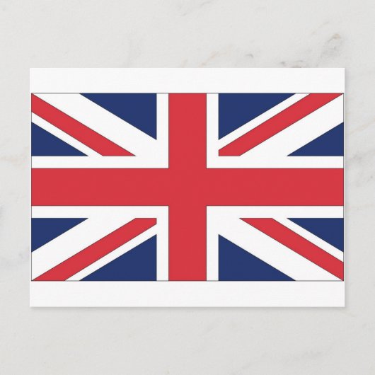 イギリスのユニオンジャック/ユニオン旗 ポストカード (正面)