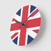 イギリスのユニオンジャック/ユニオン旗 ラウンド壁時計 (傾斜)