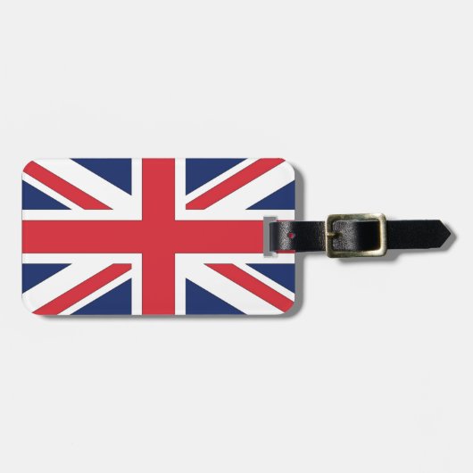 イギリスのユニオンジャック/ユニオン旗 ラゲッジタグ (正面横)