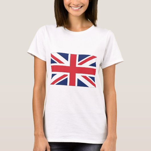 イギリスのユニオンジャック/ユニオン旗 Tシャツ (正面)