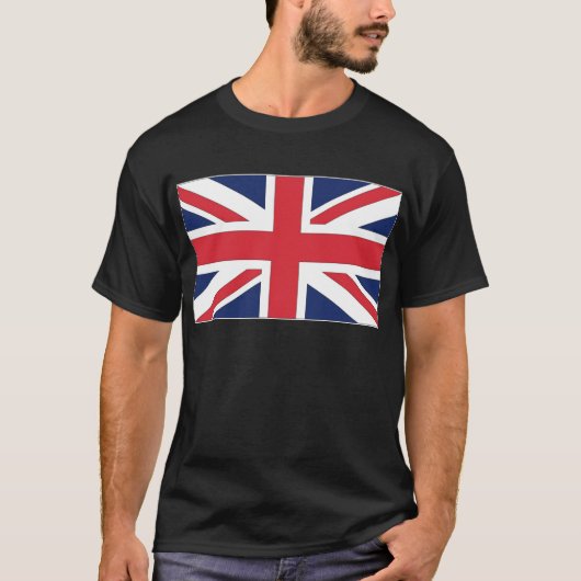イギリスのユニオンジャック/ユニオン旗 Tシャツ (正面)