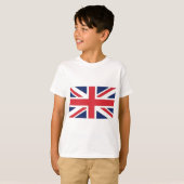 イギリスのユニオンジャック/ユニオン旗 Tシャツ (正面フル)