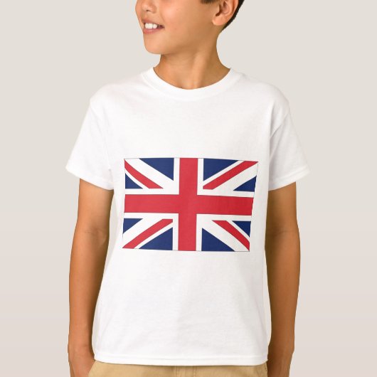 イギリスのユニオンジャック/ユニオン旗 Tシャツ (正面)
