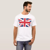 イギリスのユニオンジャック/ユニオン旗 Tシャツ (正面フル)