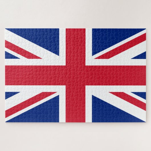 イギリスのユニオン統一されたジャック国旗 ジグソーパズル (横)