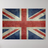 イギリスのユニオン・ジャック国旗 – ヴィンテージ・レトロ